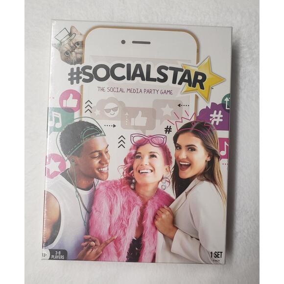 Social Star Challenge Game Ages 13+ Party Icebreaker Talk, Dare & Connect - Picture 1 of 4